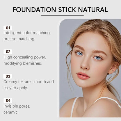 Color Matching Foundation Cream Stick: The 2-in-1 Korean Skin-First Makeup Revolution